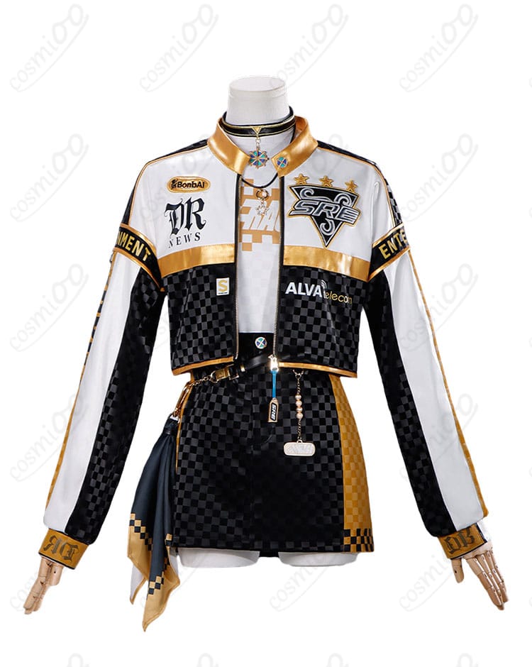 空軍 マーサ SRE戦隊 コスプレ衣装の正面全体(ジャケット+スカート)