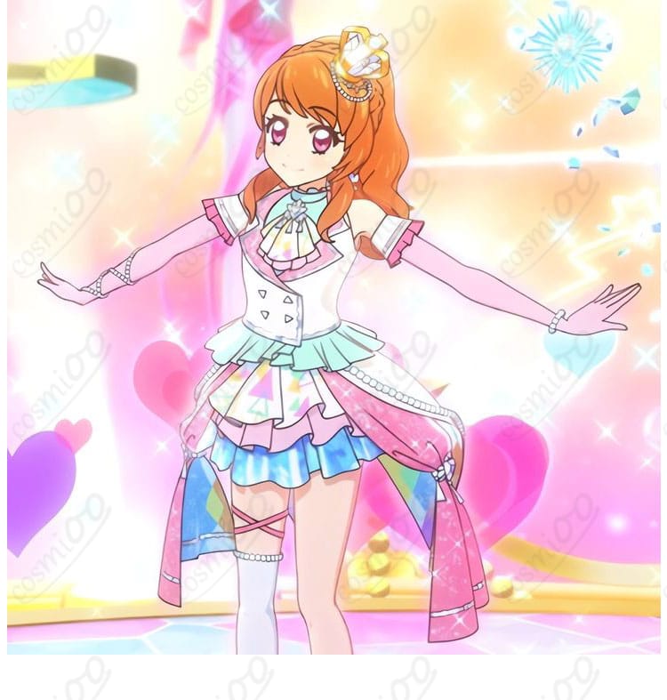 大空あかり アルメリアイルミネイトコーデ|側面シルエット(オーバースカートのボリュームとライン)
