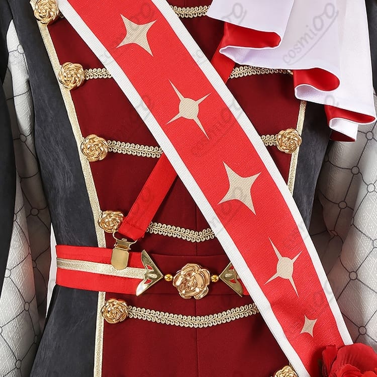 ウマ娘 プリティーダービー ローズキングダム風 勝負服コスプレ 衣装一式｜可憐でゴージャス、初心者も着脱ラク - 5枚目の画像