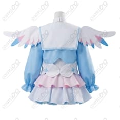 ホロライブ 天音かなた（かなたん）翼付き天使コスプレ衣装｜着脱しやすい6点セット - 2枚目の画像（サムネイル）