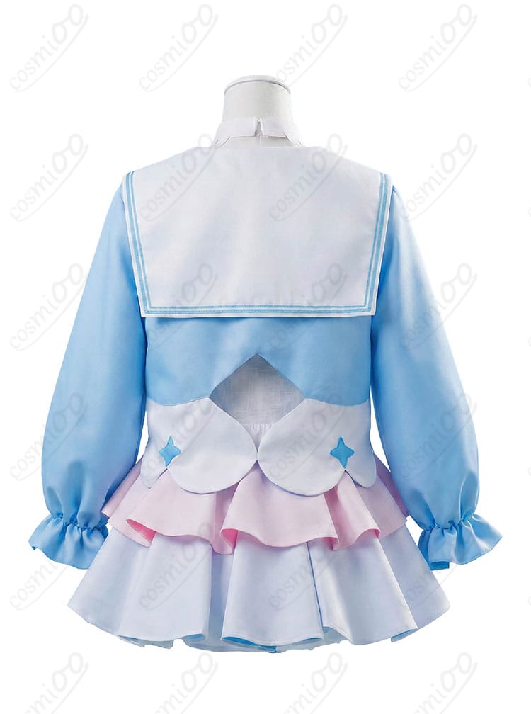 天音かなた天使コスプレ衣装の背面装飾と仕立て