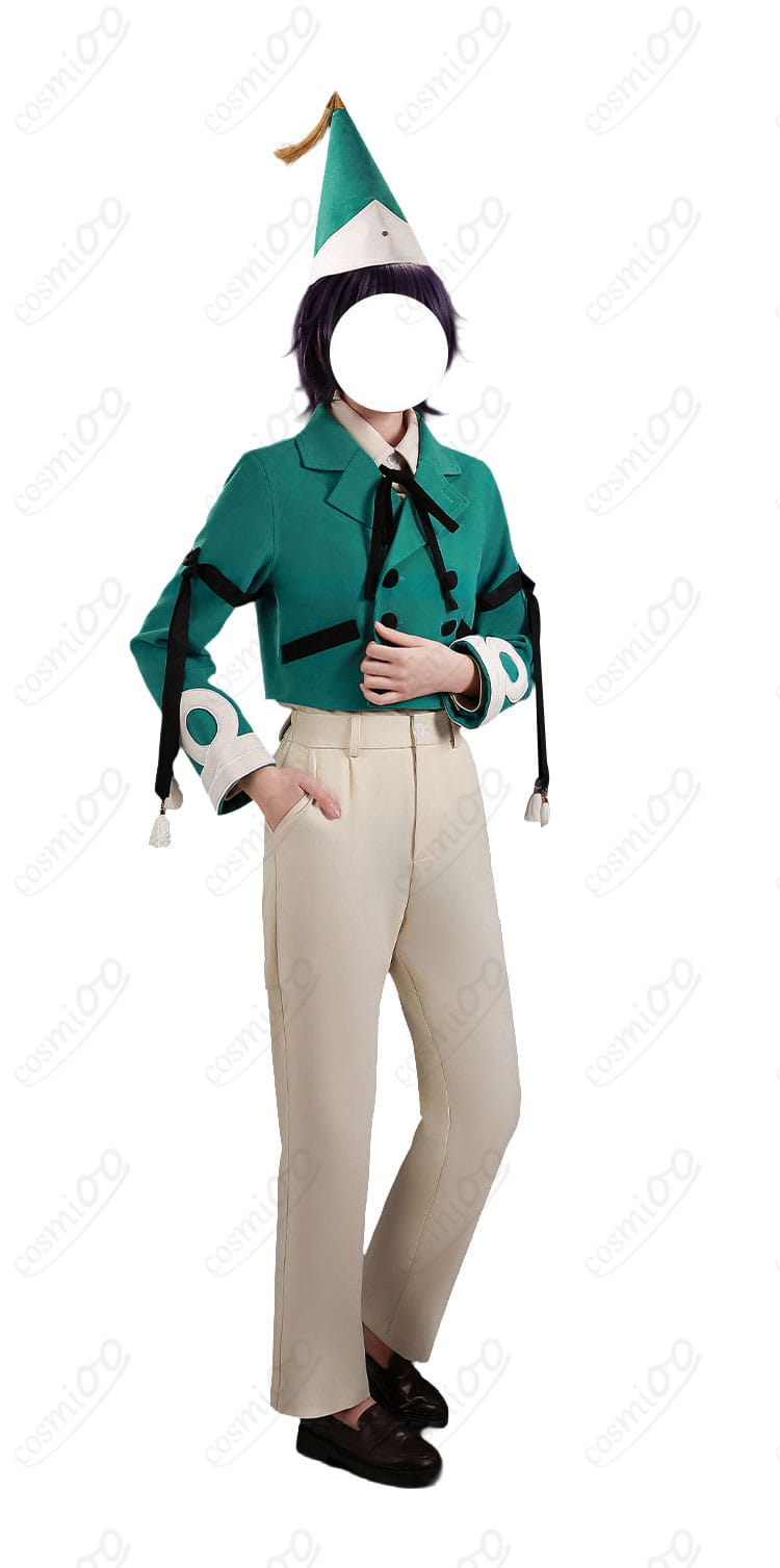 『とんがり帽子のアトリエ』アガット風・制服テイストの着用イメージ。ジャケットとリボンタイが映える全身コーデ