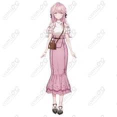 にじさんじ 御子神琴音 デフォルト衣装 薄手で映えるブラウス＆スカート｜初心者も安心 - 1枚目の画像（サムネイル）