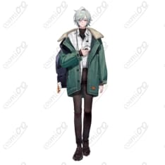 にじさんじ レヨン デフォルト衣装 グリーンアウター コスプレ｜高再現・着脱ラクで初心者も安心 - 1枚目の画像（サムネイル）
