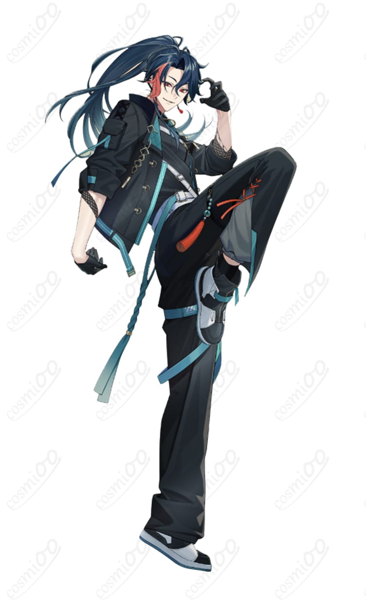 魁星 1st LIVE “One-Off” ライブ衣装を全身着用したコスプレ商品画像（にじさんじ／ハリ感と高発色のビジュアル映えデザイン）