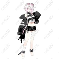 にじさんじ 椎名唯華 囚人番号417 囚人衣装｜薄手で通気性◎ 写真映えシルエット - 1枚目の画像（サムネイル）