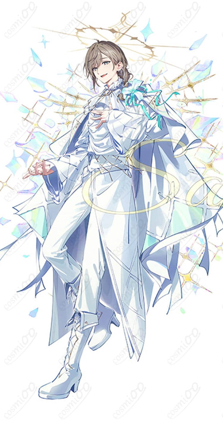 商品キャラクター人物の画像|にじさんじ 叶 8th Anniversary コスプレ衣装の全身がわかる正面カット。高コントラスト配色と装飾固定仕様が確認できる。