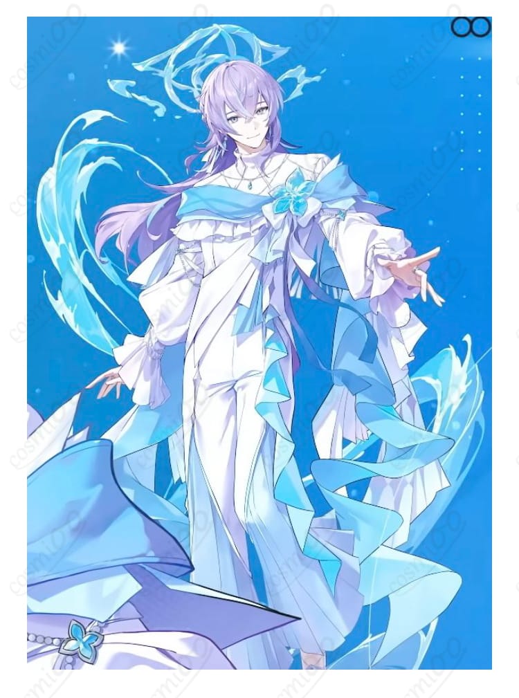 にじさんじ 星導ショウ 8th Anniversary コスプレ衣装一式の正面ビジュアル(高発色・装飾固定仕様)