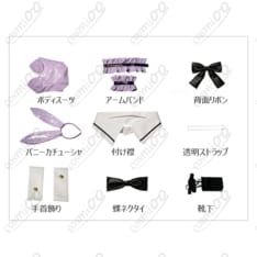 デート・ア・ライブV 夜刀神十香バニーVer.コスプレ衣装｜初心者にも着脱しやすいセット - 4枚目の画像（サムネイル）