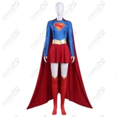 スーパーガール（カーラ・ゾー＝エル）公式風コスプレ衣装｜軽量ワンピース＋ケープで高再現＆映える - 1枚目の画像（サムネイル）
