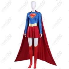 スーパーガール（カーラ・ゾー＝エル）公式風コスプレ衣装｜軽量ワンピース＋ケープで高再現＆映える - 2枚目の画像（サムネイル）
