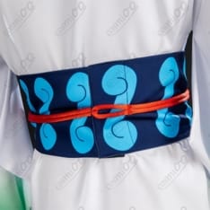 MONSTERS 一百三情飛龍侍極 リューマ白×グリーン和装コスプレ衣装｜帯付きで端正に再現 - 5枚目の画像（サムネイル）