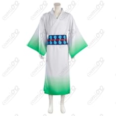 MONSTERS 一百三情飛龍侍極 リューマ白×グリーン和装コスプレ衣装｜帯付きで端正に再現 - 1枚目の画像（サムネイル）