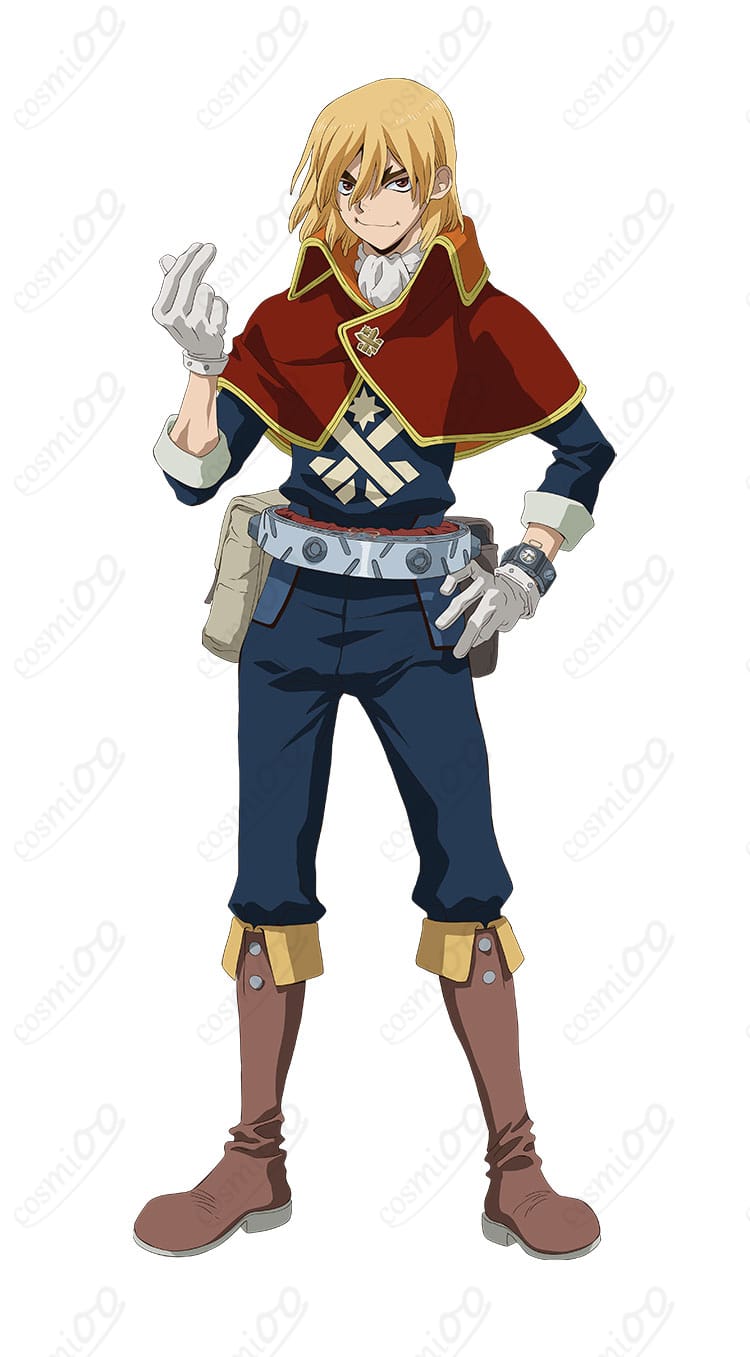 Dr.STONE 七海龍水 宇宙飛行士船内服Ver.コスプレ衣装の全身イメージ
