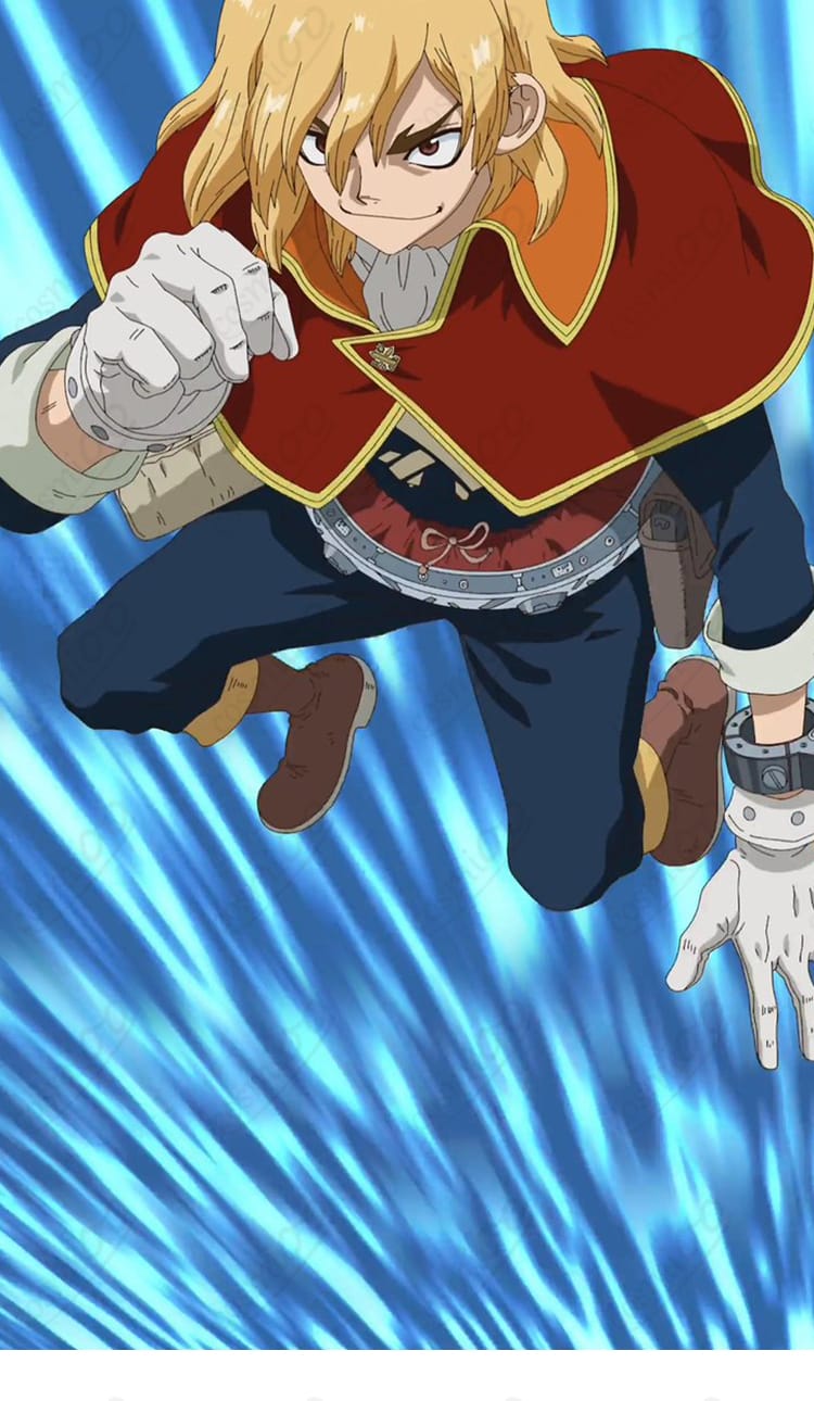 Dr.STONE 七海龍水 宇宙飛行士船内服Ver.の背面ケープ風ディテール