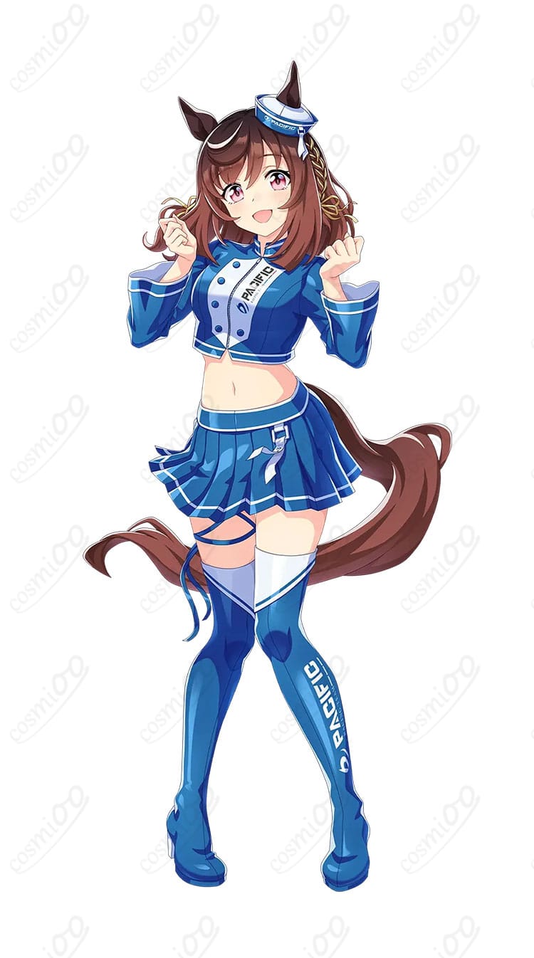 ウマ娘 プリティーダービー PACIFIC レースアンバサダーVer. コスプレ衣装の正面ディスプレイ