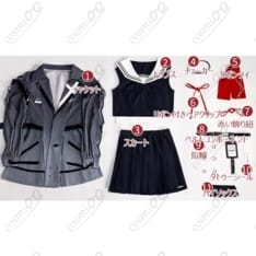 鳴潮 朽葉千咲 制服コスプレ｜高再現フルセットで初心者も着脱ラク - 6枚目の画像（サムネイル）
