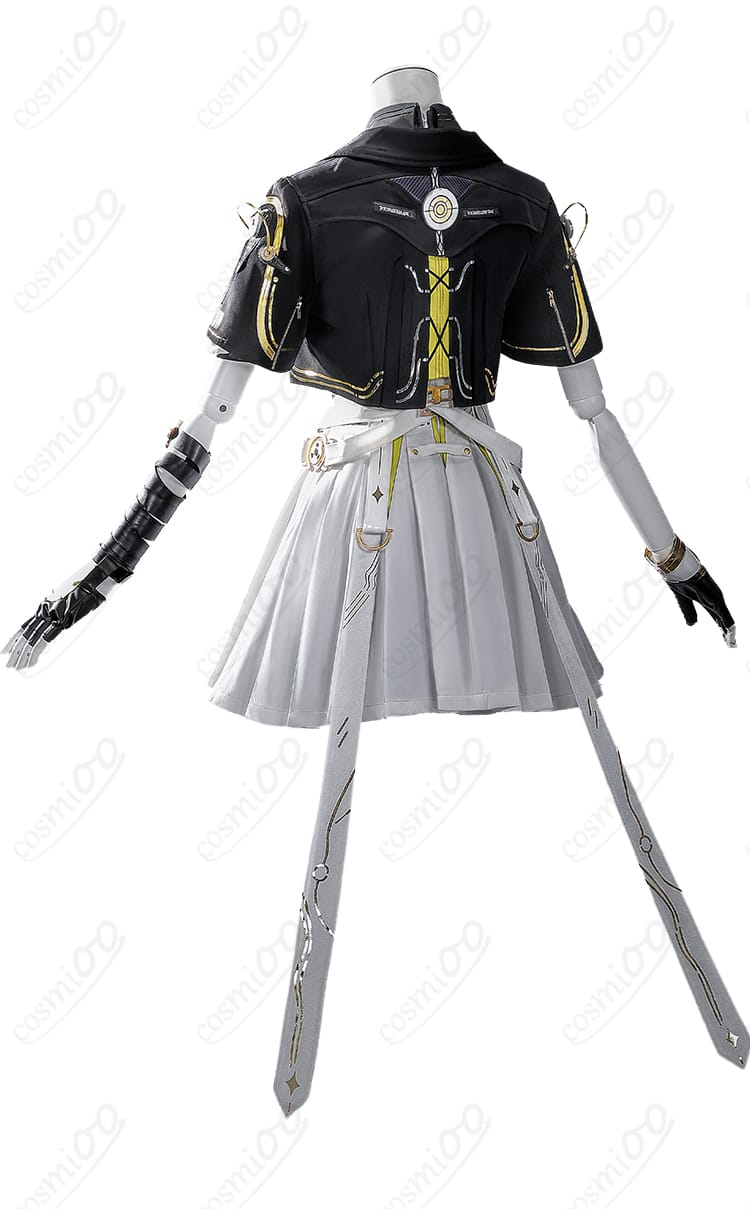鳴潮 漂泊者(女)コスプレ ワンピースとジャケットの背面全体
