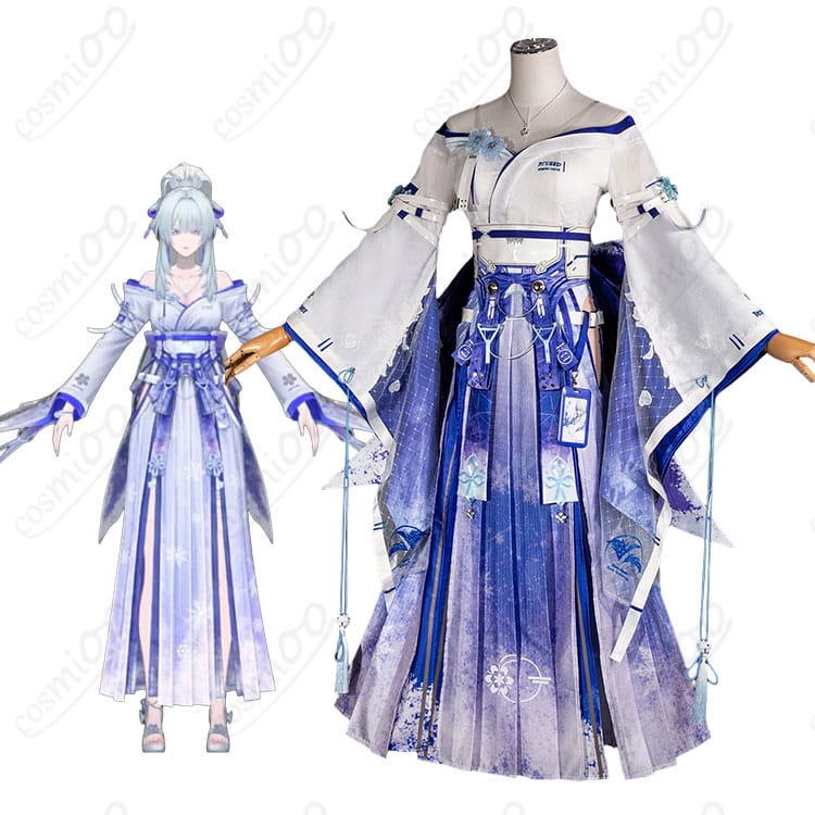 鳴潮 緋雪 2nd Form 参考キャラクター画像と衣装一式の比較