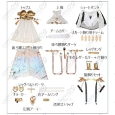 鳴潮・ユーノ通常衣装コスプレ｜細部パーツで魅せる華やかファンタジー衣装 - 7枚目の画像（サムネイル）