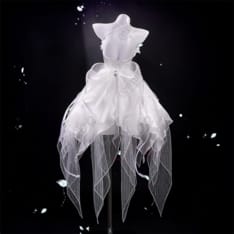 鳴潮（Wuthering Waves）フローヴァ コスプレ衣装｜白赤ドレス撮影セット - 2枚目の画像（サムネイル）