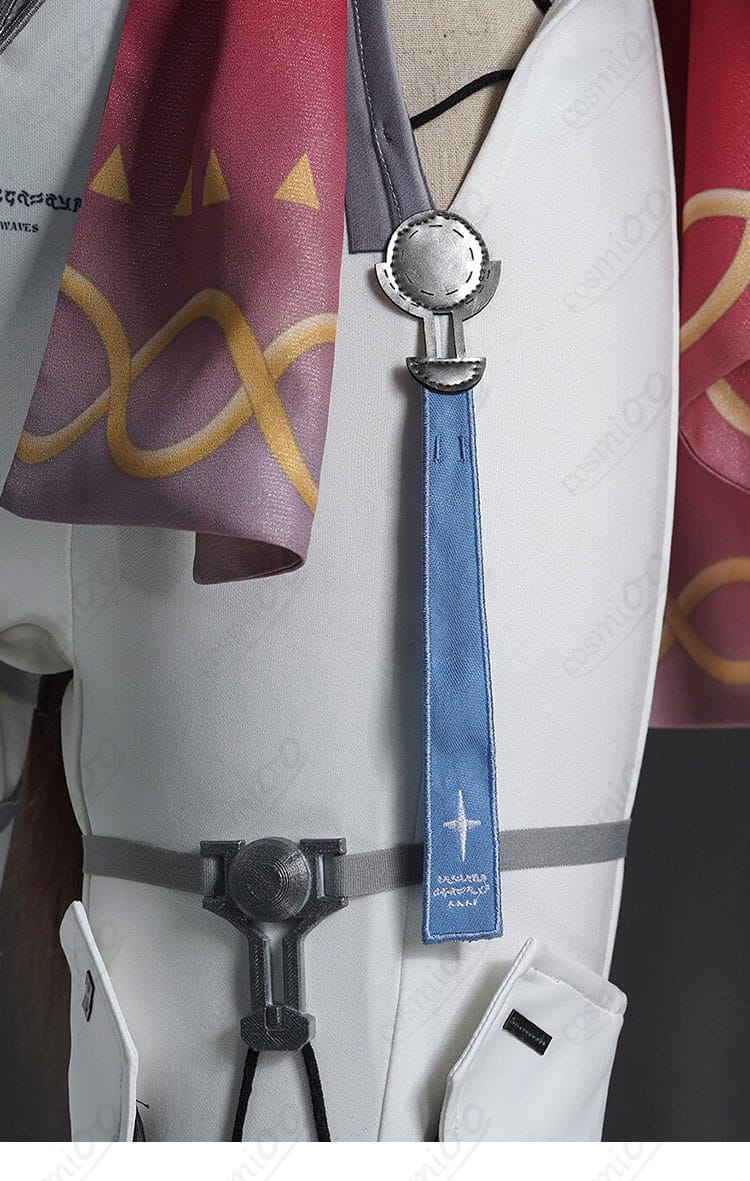 鳴潮 ルパ コスプレ衣装のボトム部分にある装飾パーツの細部