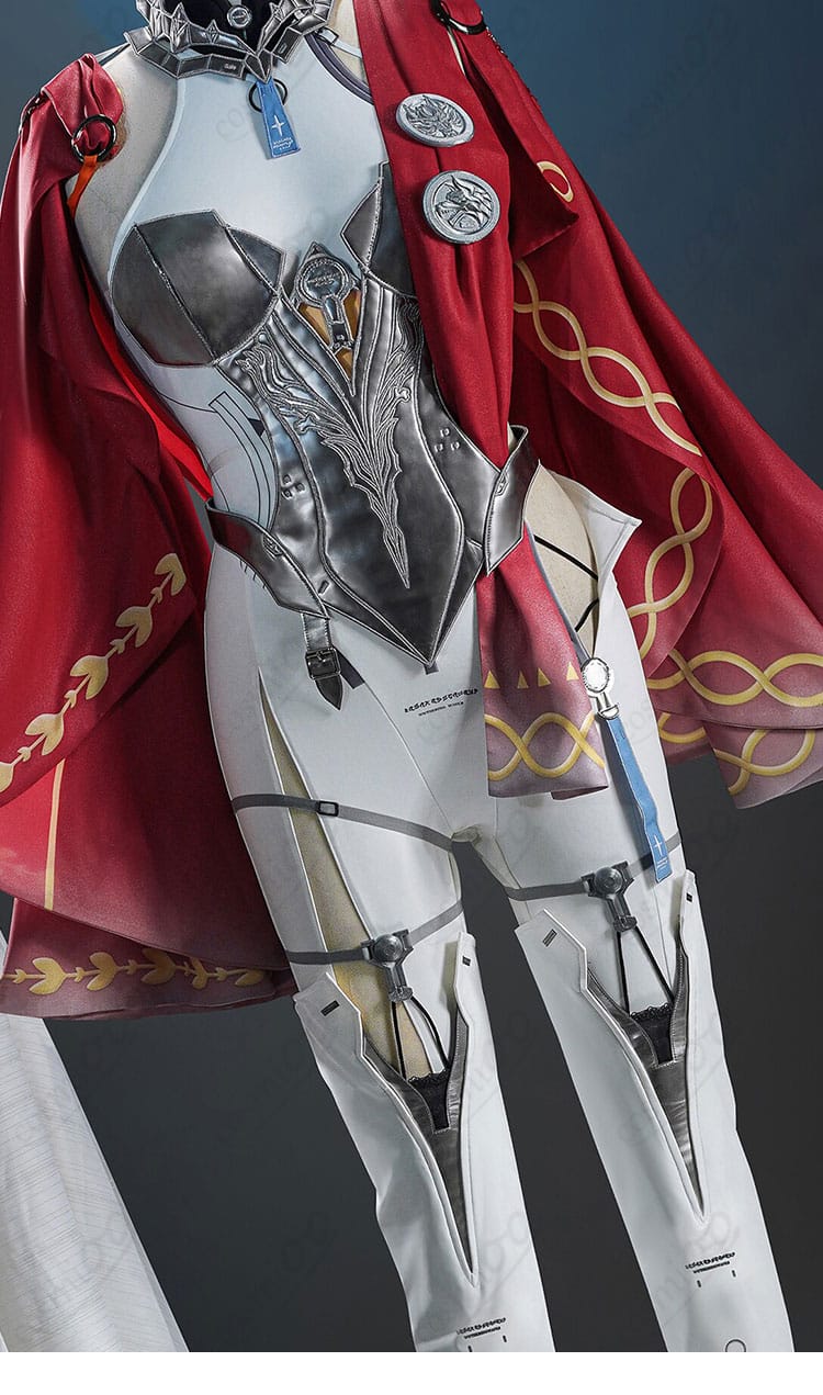 鳴潮 ルパ コスプレ衣装の右側アーム装飾とリストバンドの細部