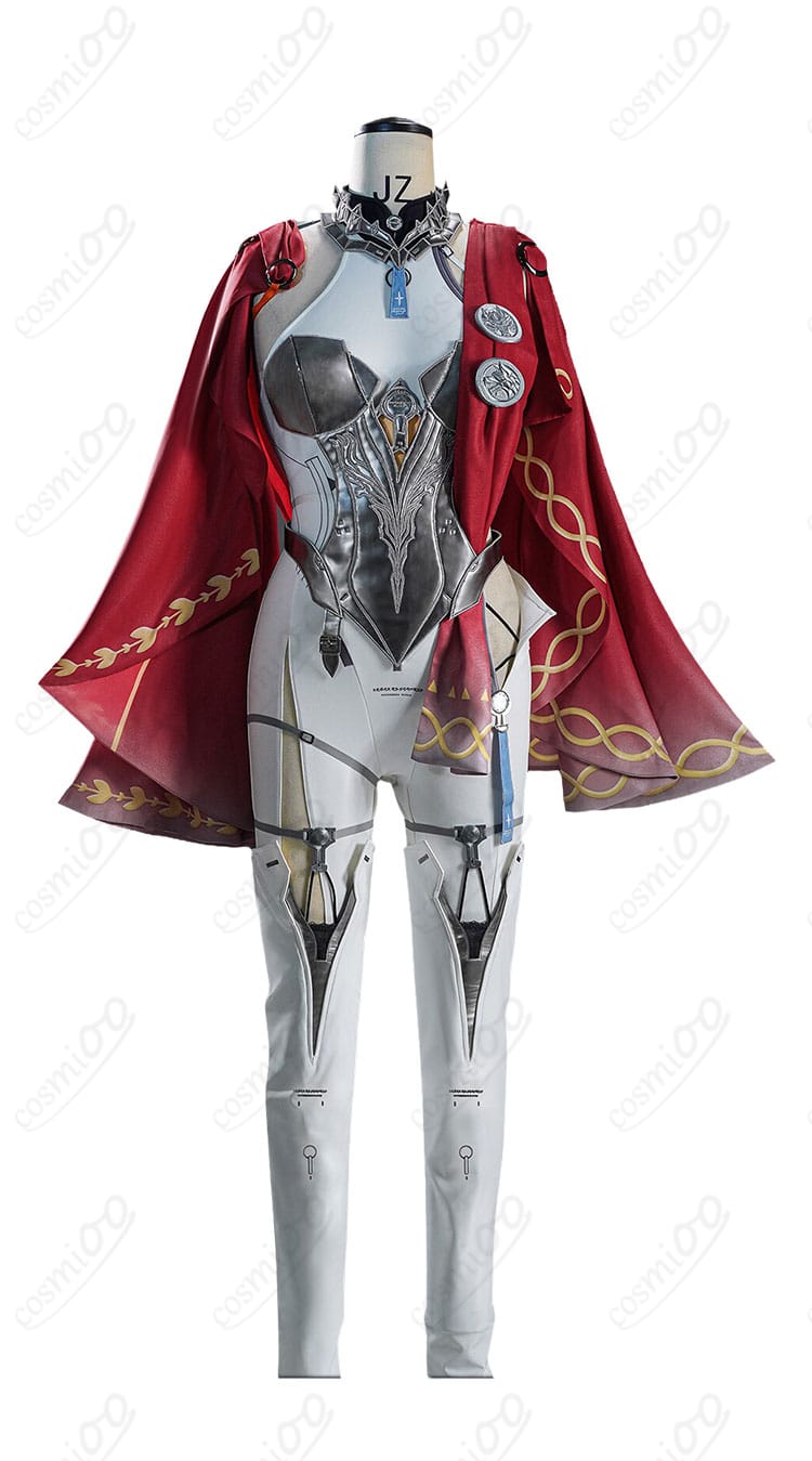 鳴潮 ルパ コスプレ衣装のボディースーツと胸元アーマーの正面
