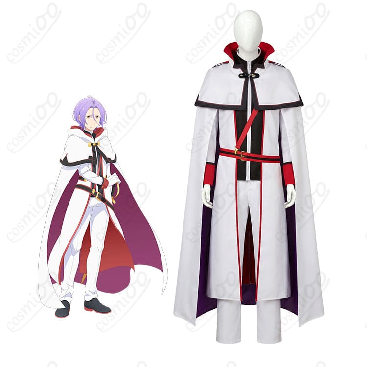 ユリウス・ユークリウスの騎士服コスプレ衣装を着用した全身イメージ