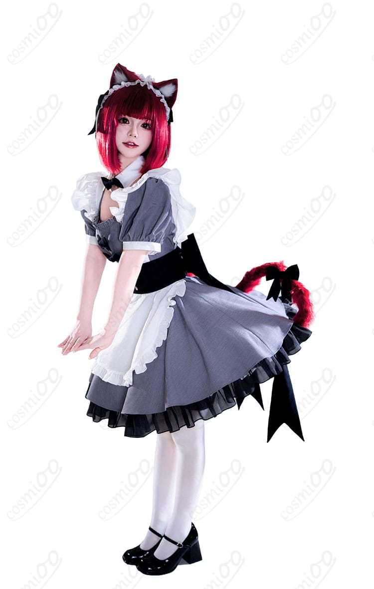 有馬かな猫メイドver.コスプレ衣装のスカート裾装飾ディテール