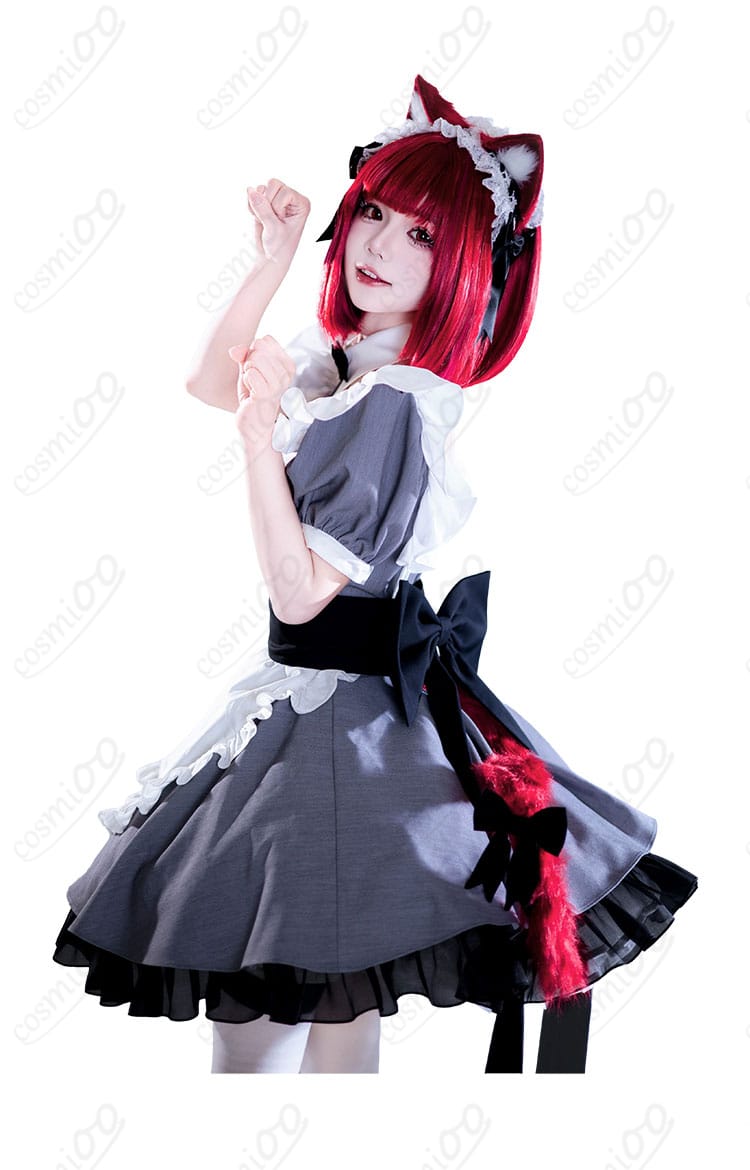 有馬かな猫メイドver.コスプレ衣装のサイド装飾ディテール