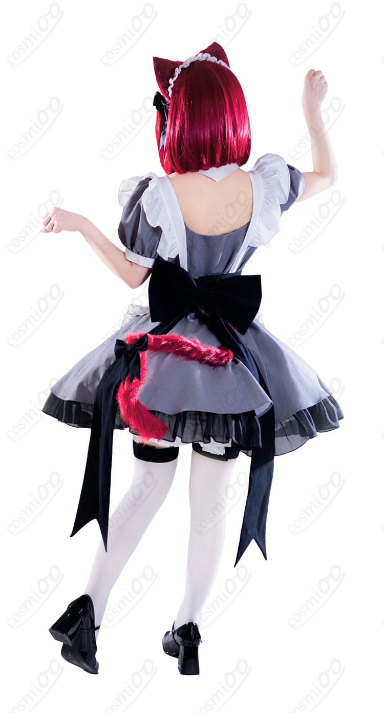 有馬かな猫メイドver.コスプレ衣装の背面デザインと背中リボン