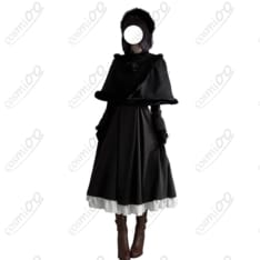 魔法使いの夜×FGO 久遠寺有珠コスプレ衣装｜ケープ帽子付き再現セット - 1枚目の画像（サムネイル）