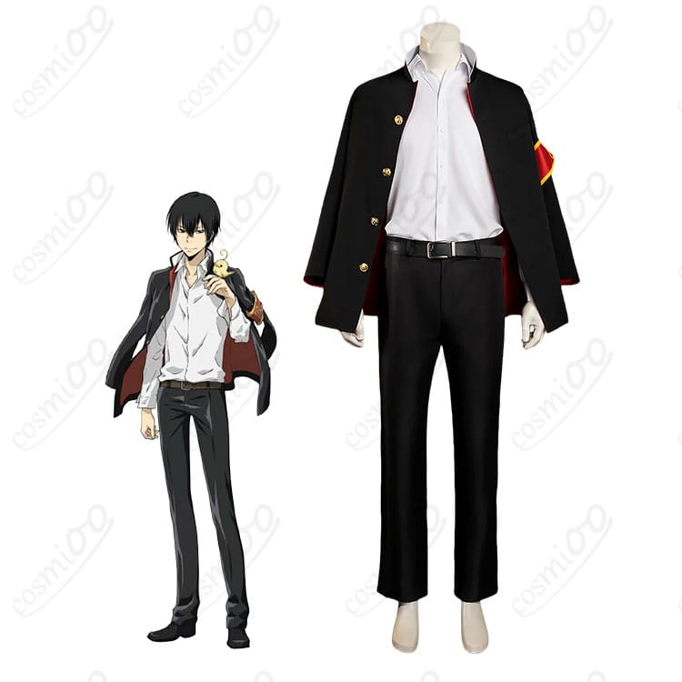 雲雀恭弥のキャラクター参考画像と制服Ver.コスプレ衣装の比較
