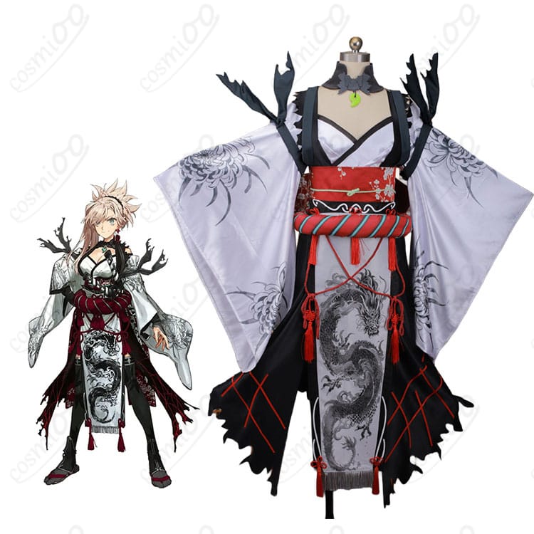 Fate/Samurai Remnant バーサーカー・宮本武蔵の和風コスプレ衣装を着用した全身イメージ