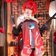 鳴潮・丹瑾の侠客風コスプレ衣装｜小物付きで全身再現を楽しめるセット - 3枚目の画像（サムネイル）