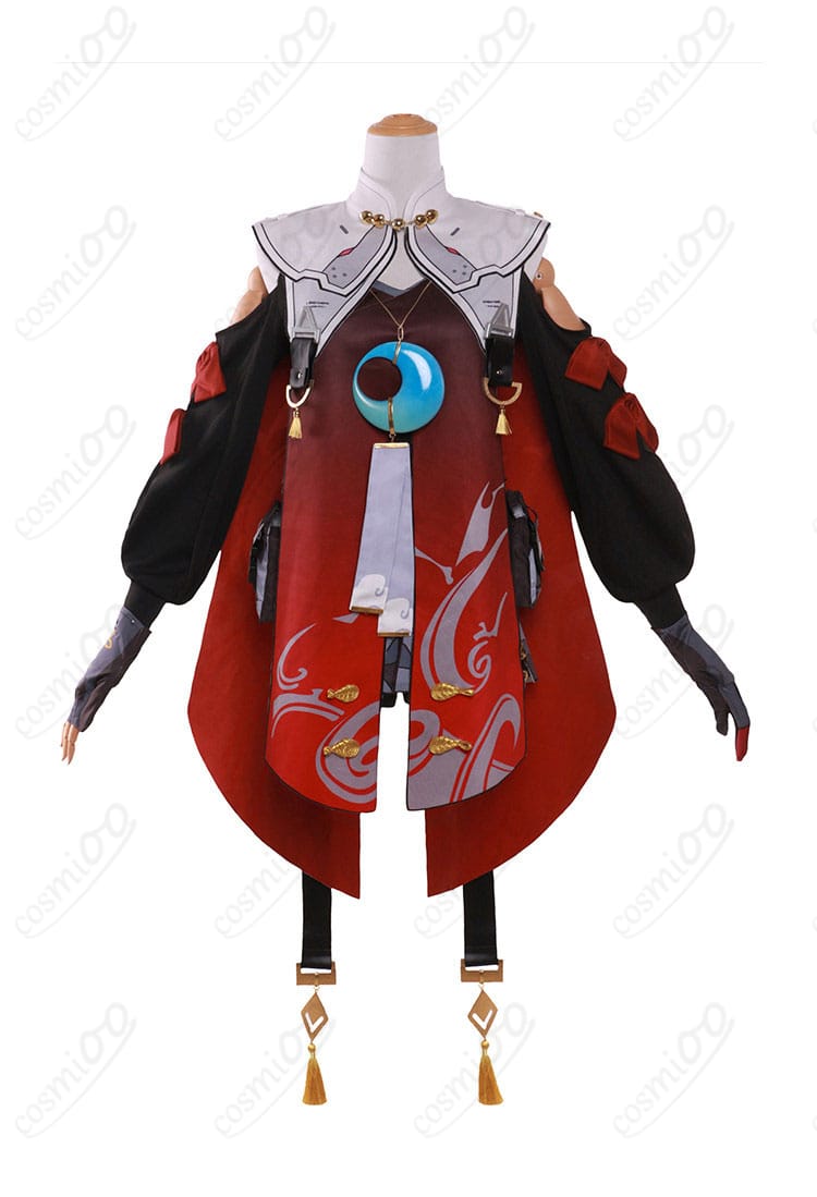 『鳴潮』丹瑾コスプレ衣装のコートとインナーの正面デザイン