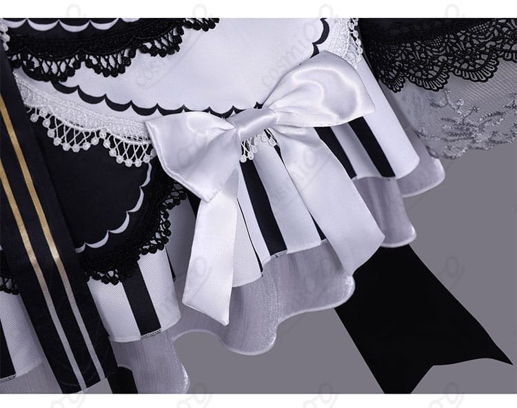 佐伯ミリア衣装の背面リボン装飾ディテール