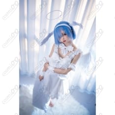 Re:ゼロから始める異世界生活（リゼロ）ラム＆レム Sweet Angel天使風コスプレ衣装 - 4枚目の画像（サムネイル）