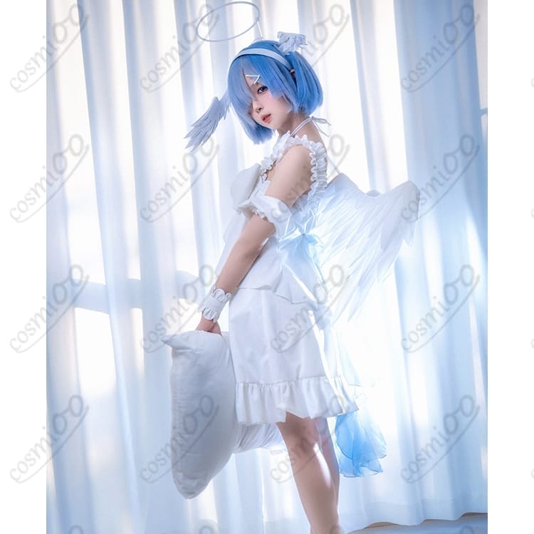 Re:ゼロから始める異世界生活（リゼロ）ラム＆レム Sweet Angel天使風コスプレ衣装 - 5枚目の画像