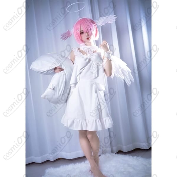 Re:ゼロから始める異世界生活（リゼロ）ラム＆レム Sweet Angel天使風コスプレ衣装