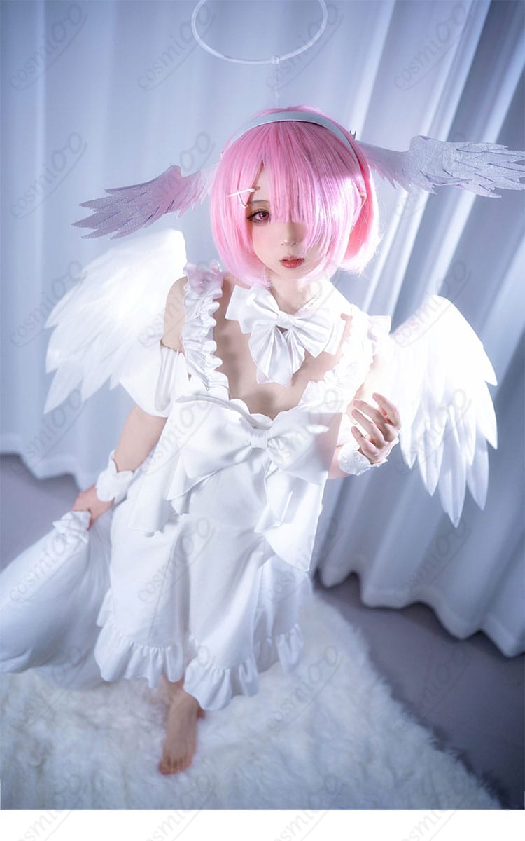 ラム&レム Sweet Angel ver.衣装の首元リボンと襟元装飾