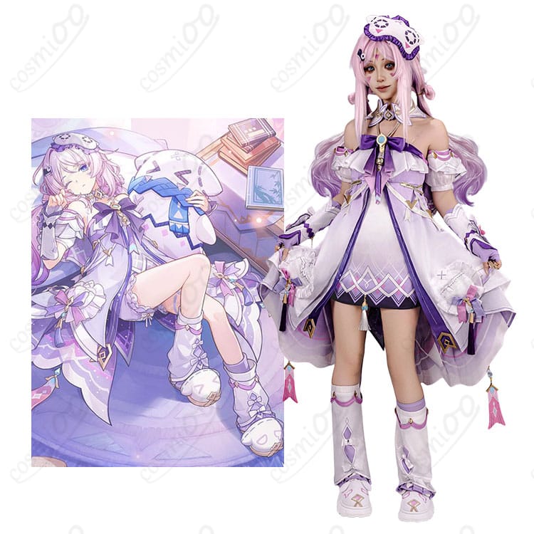 原神・シトラリ「星と煙霧の夜話」コスプレ衣装の全身イメージ