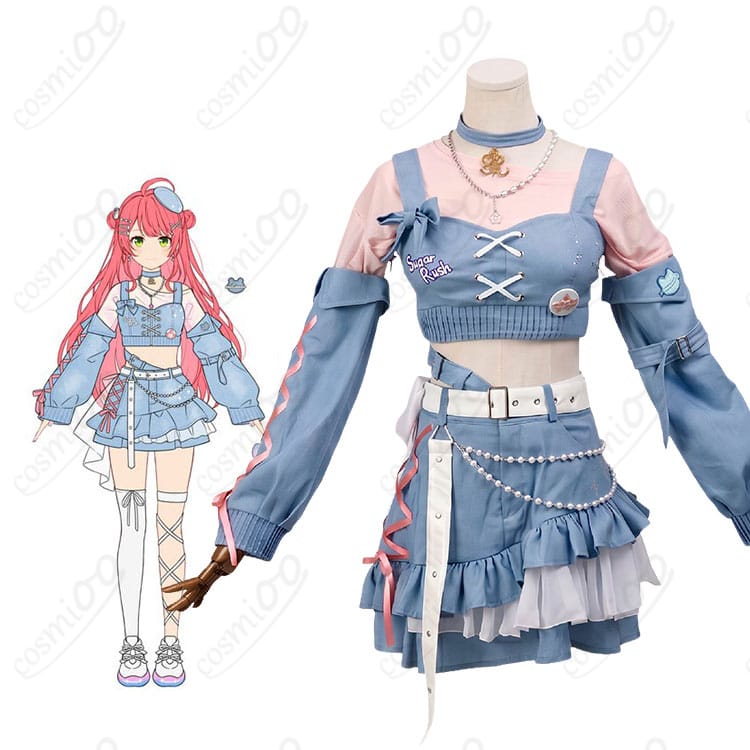 さくらみこ miCometブランド第二弾衣装の着用イメージと衣装全体