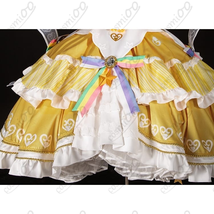 プリパラ 真中らぁら（らぁら）神ドレスコーデ コスプレ衣装｜華やかな再現仕様 - 4枚目の画像