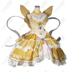 プリパラ 真中らぁら（らぁら）神ドレスコーデ コスプレ衣装｜華やかな再現仕様 - 2枚目の画像（サムネイル）