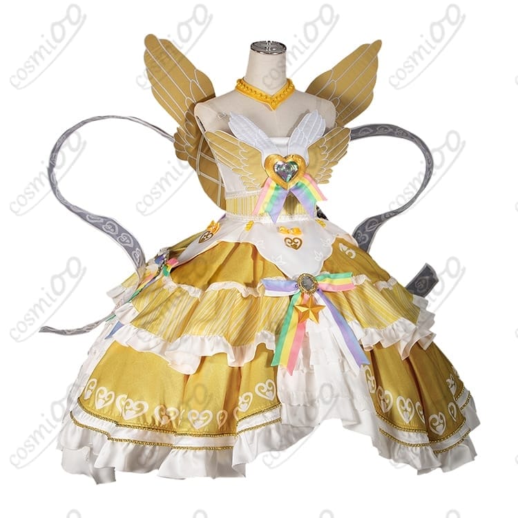 プリパラ 真中らぁら（らぁら）神ドレスコーデ コスプレ衣装｜華やかな再現仕様 - 2枚目の画像