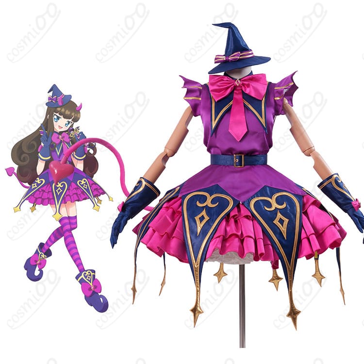 『プリパラ』黒須あろまのホリックトリッククラシックサイリウムコーデを着用した全身イメージ