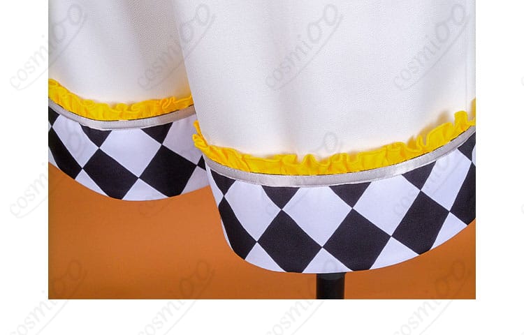 鏡音レン舞台衣装のパンツ裾装飾のクローズアップ