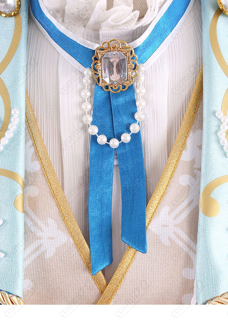 天祥院英智・氷鷹北斗・朱桜司対応衣装のネックアクセサリー装飾